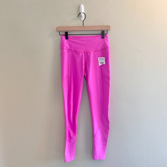 Victoria’s Secret Total Knockout Mid-Rise Leggings Pink Berry Size Small Gym - Picture 3 of 9